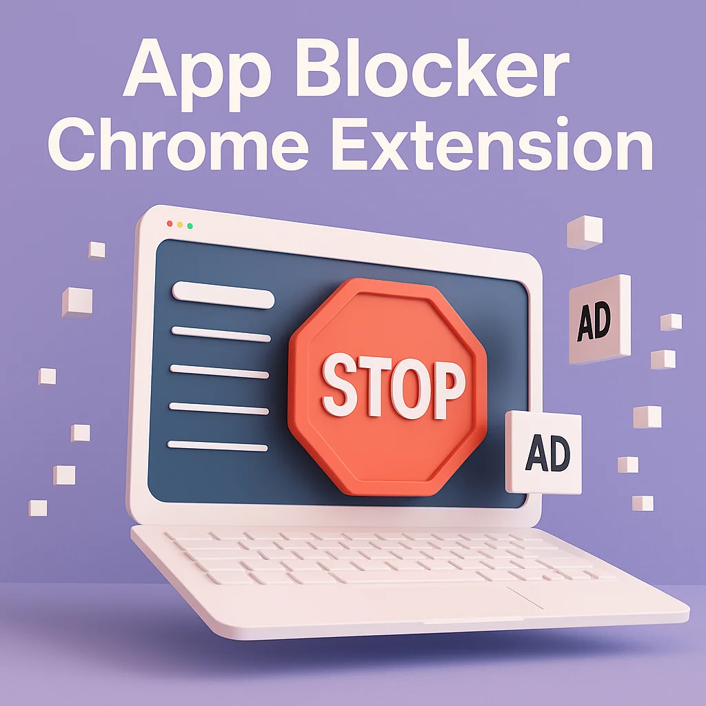 App Blocker Chrome Extension – Cut Distractions Fast app blocker chrome extension in use blocking apps