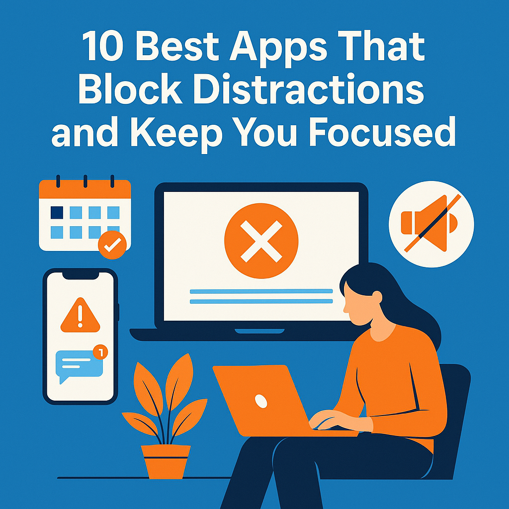 apps that block distractions on phone and desktop