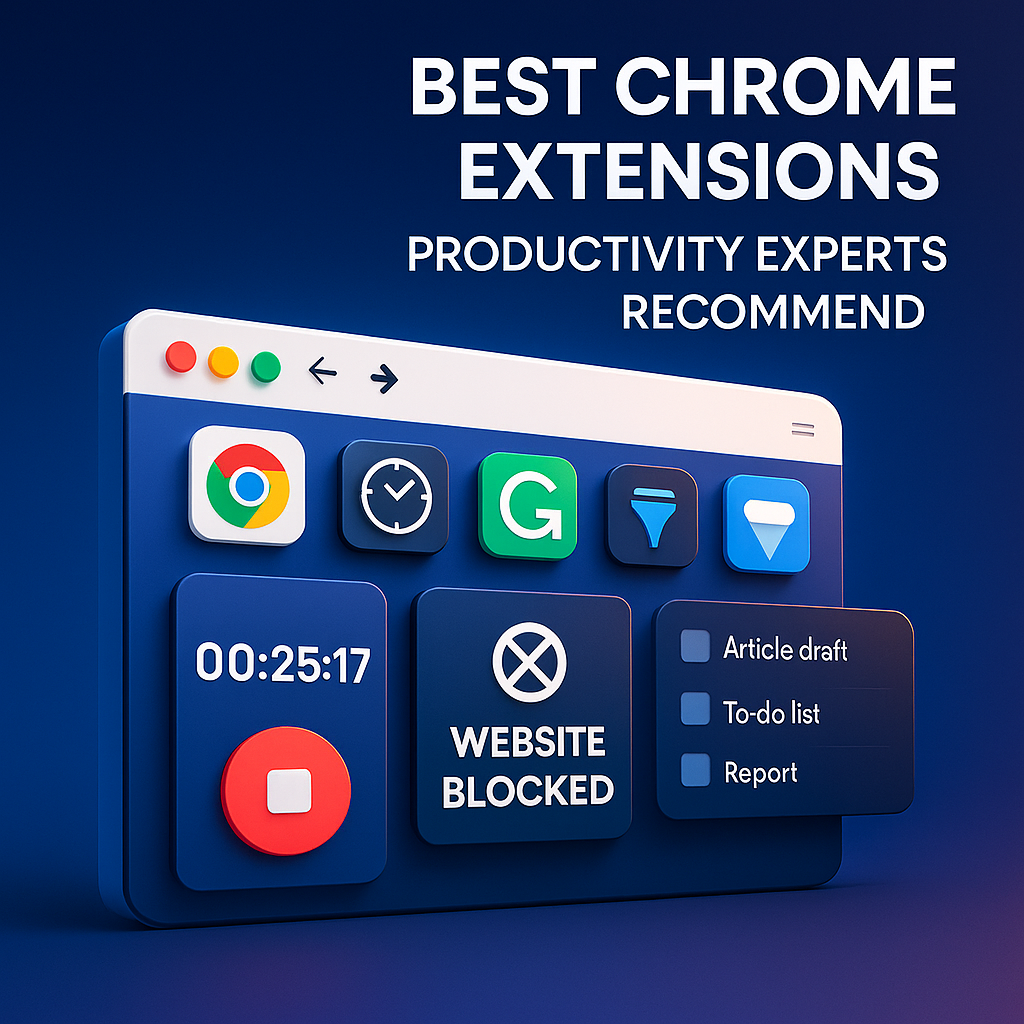 Best Chrome Extensions Productivity Experts Recommend browser setup with best chrome extensions productivity experts use