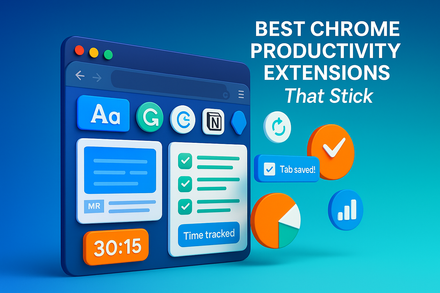 Powerful Chrome Productivity Extensions That Stick dashboard using best chrome productivity extensions for work and focus