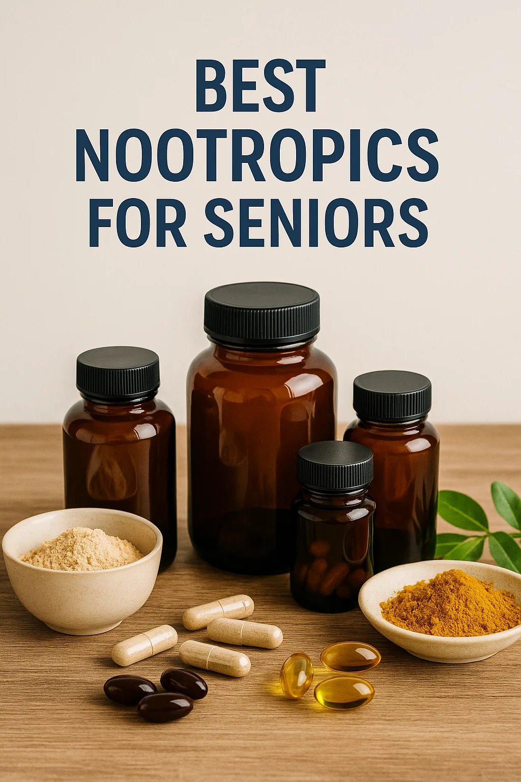 Best Nootropics for Seniors and Brain Health best nootropics for seniors including capsules and natural supplements