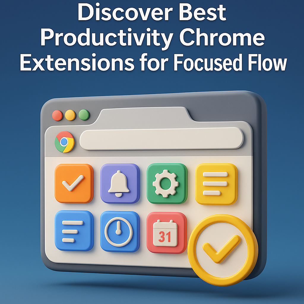 Discover Best Productivity Chrome Extensions for Focused Flow dashboard interface enhanced by best productivity chrome extensions