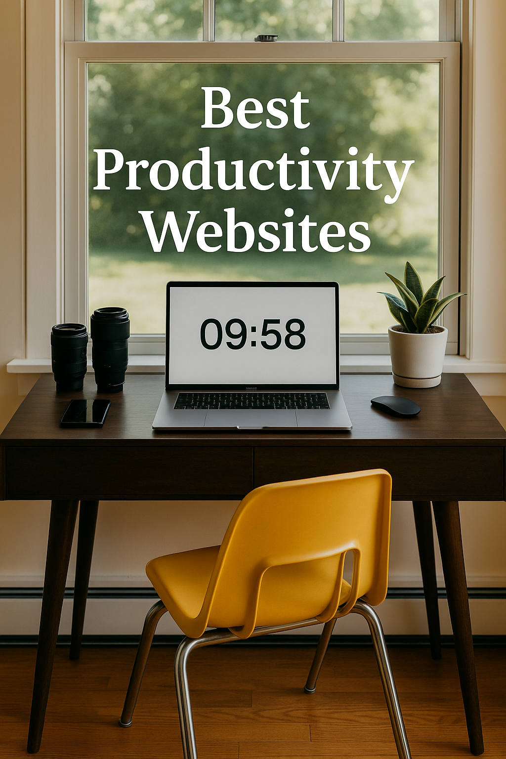 Best Productivity Websites to Level Up Your Workflow dashboard showcasing the best productivity websites used for task management, notes, and focus