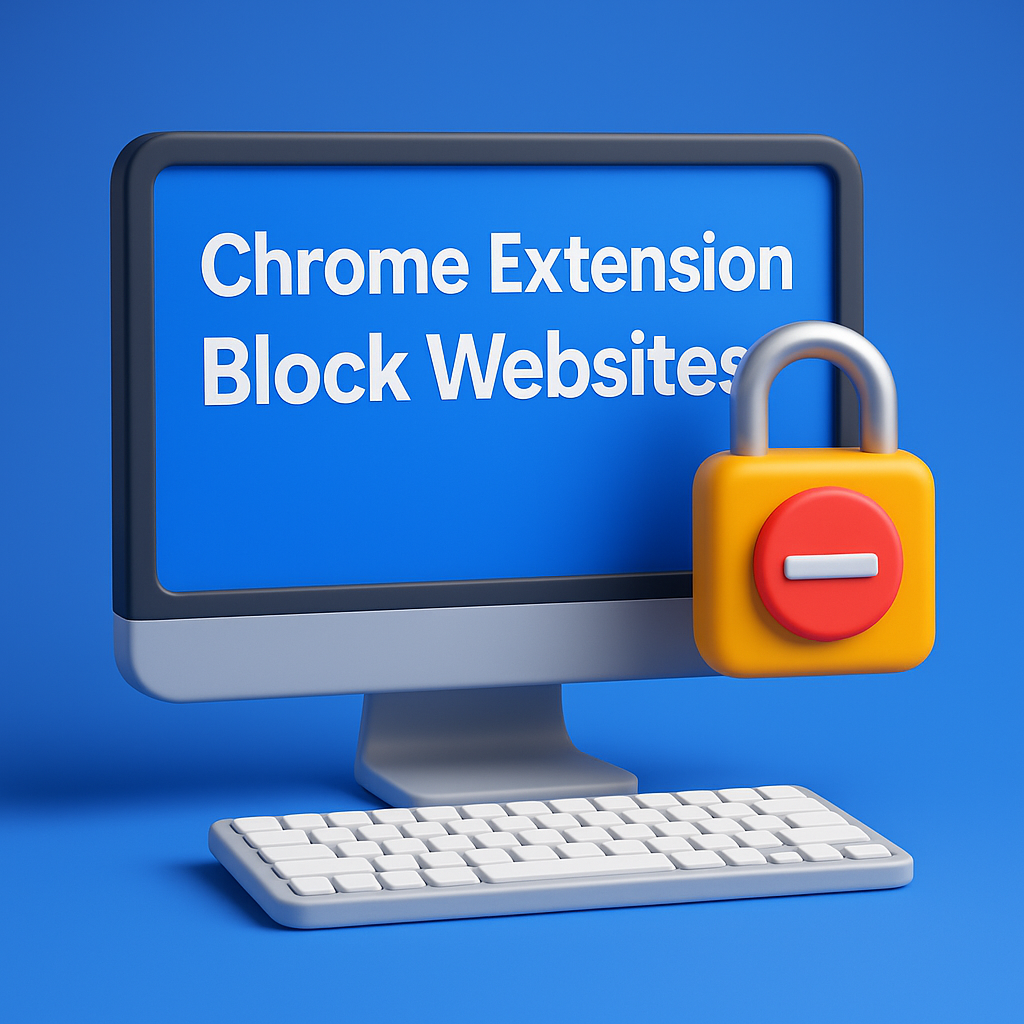 Powerful Chrome Extension Block Websites That Distract chrome extension block websites tool in action during a work session