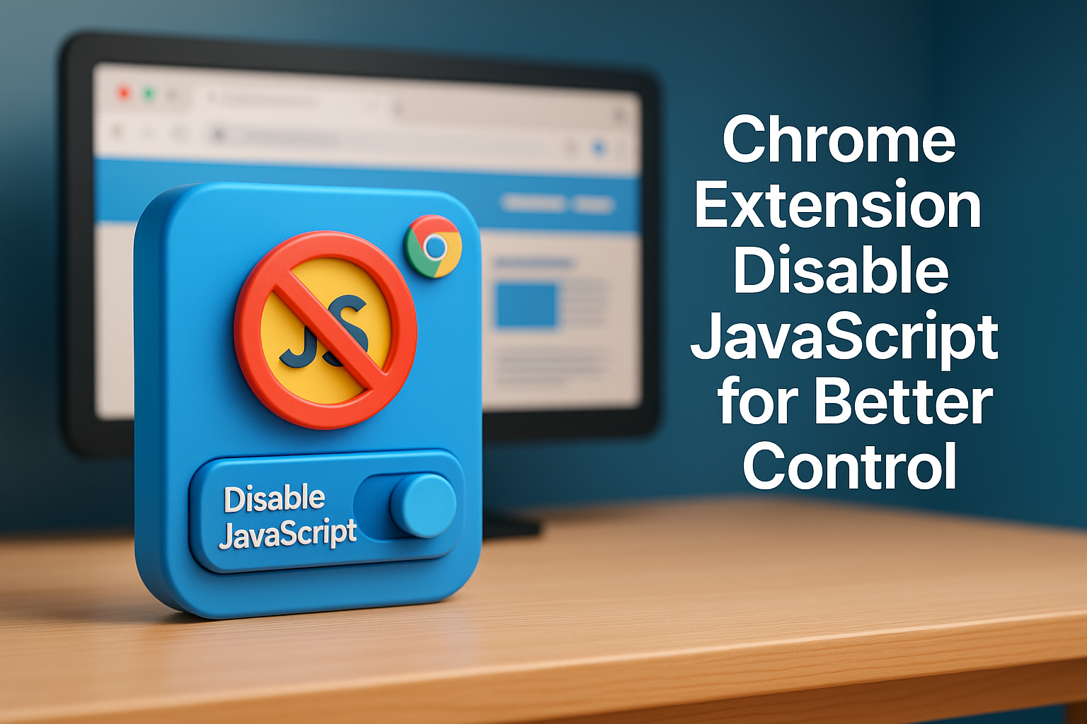 Chrome Extension Disable JavaScript for Better Control chrome extension disable javascript interface for browser control