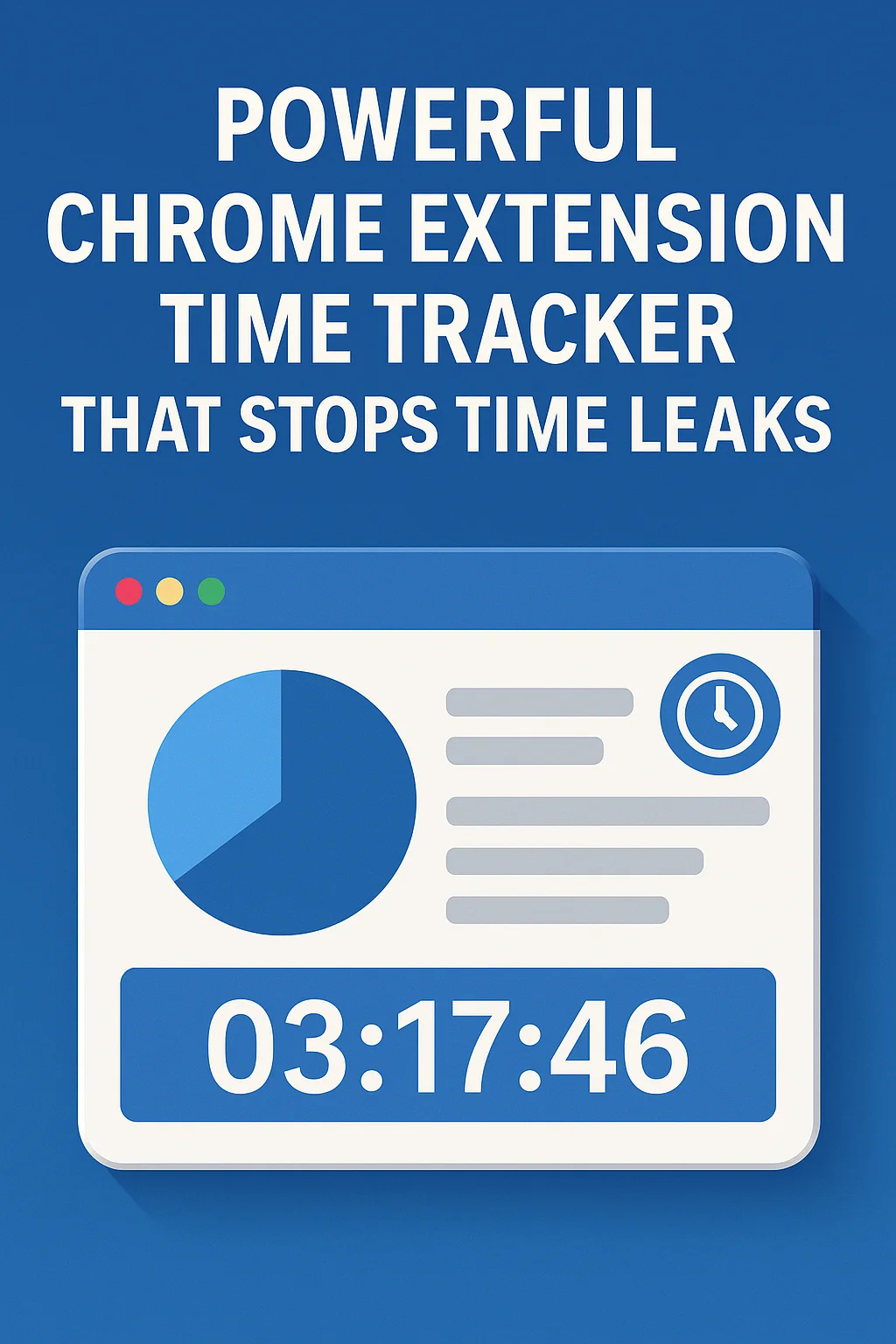 Chrome Extension Time Tracker That Stops Time Leaks chrome extension time tracker with visual reporting in browser