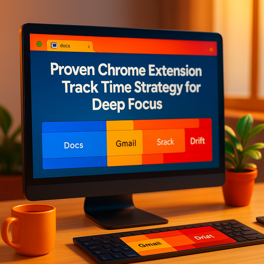 Effortless Chrome Extension Track Time System That Works chrome extension track time interface with categorized time blocks