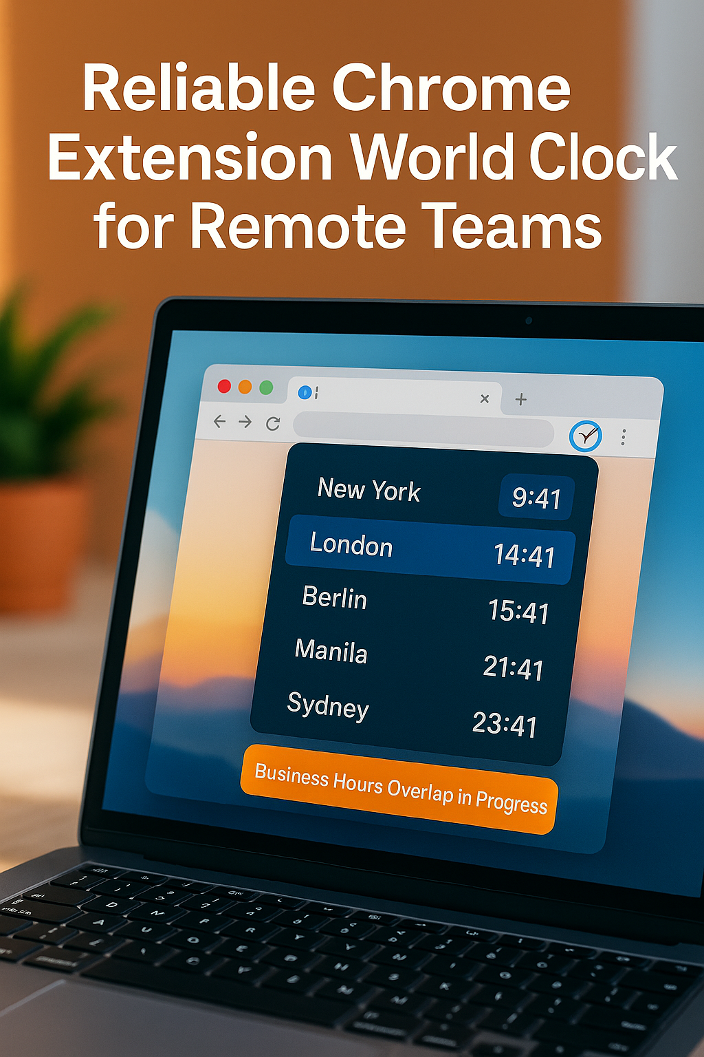 Reliable Chrome Extension World Clock for Remote Teams chrome extension world clock interface with multiple time zones