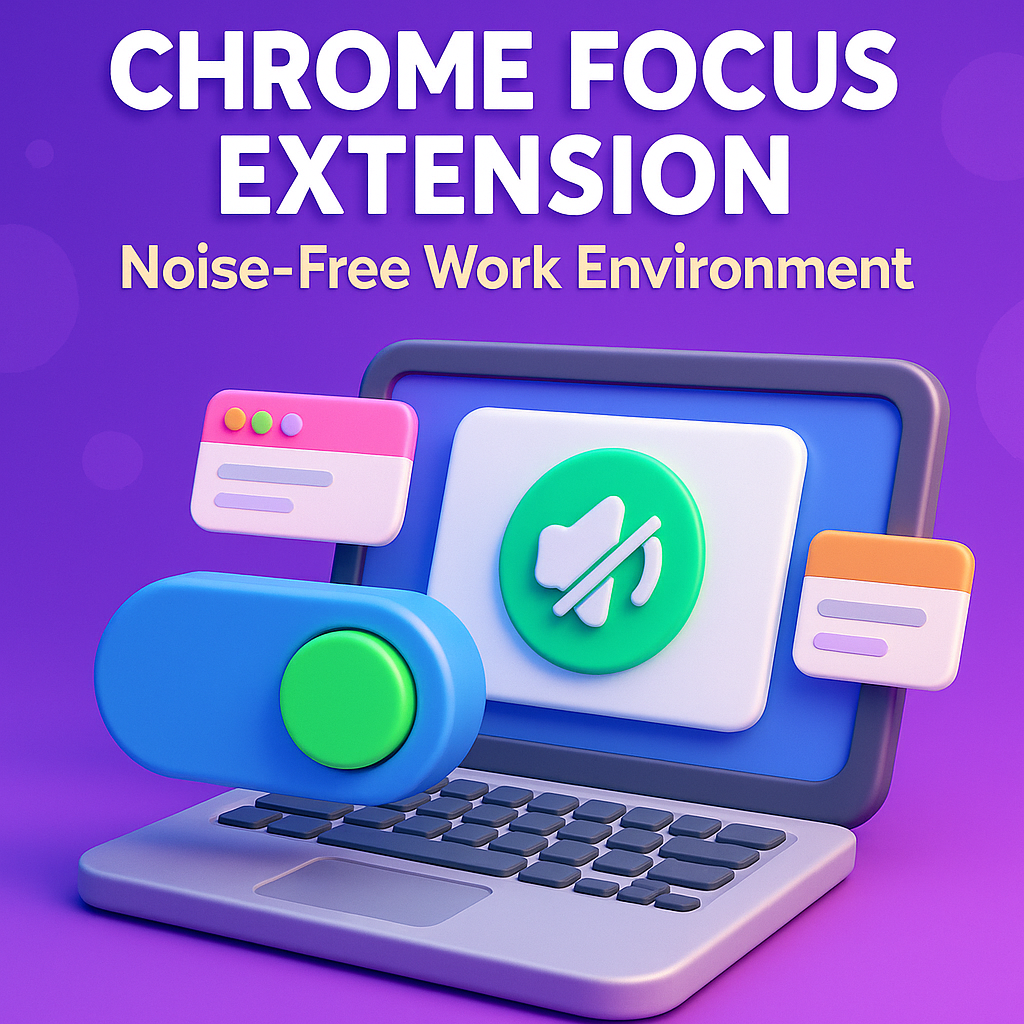 Chrome Focus Extension That Builds Better Work Blocks chrome focus extension interface helping maintain concentration