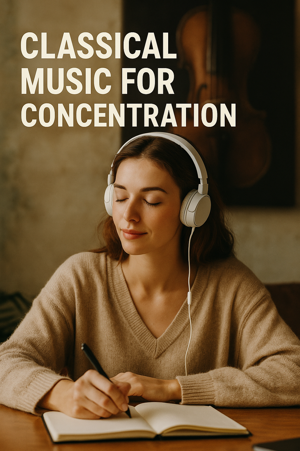 classical music for concentration with focused listener