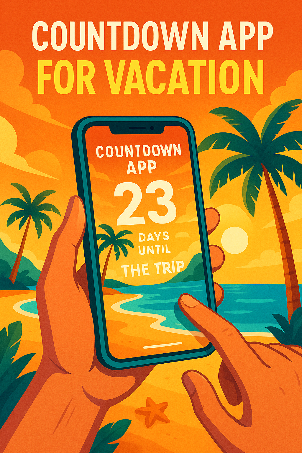 Optimized Tools for Countdown App for Vacation countdown app for vacation trip organization interface
