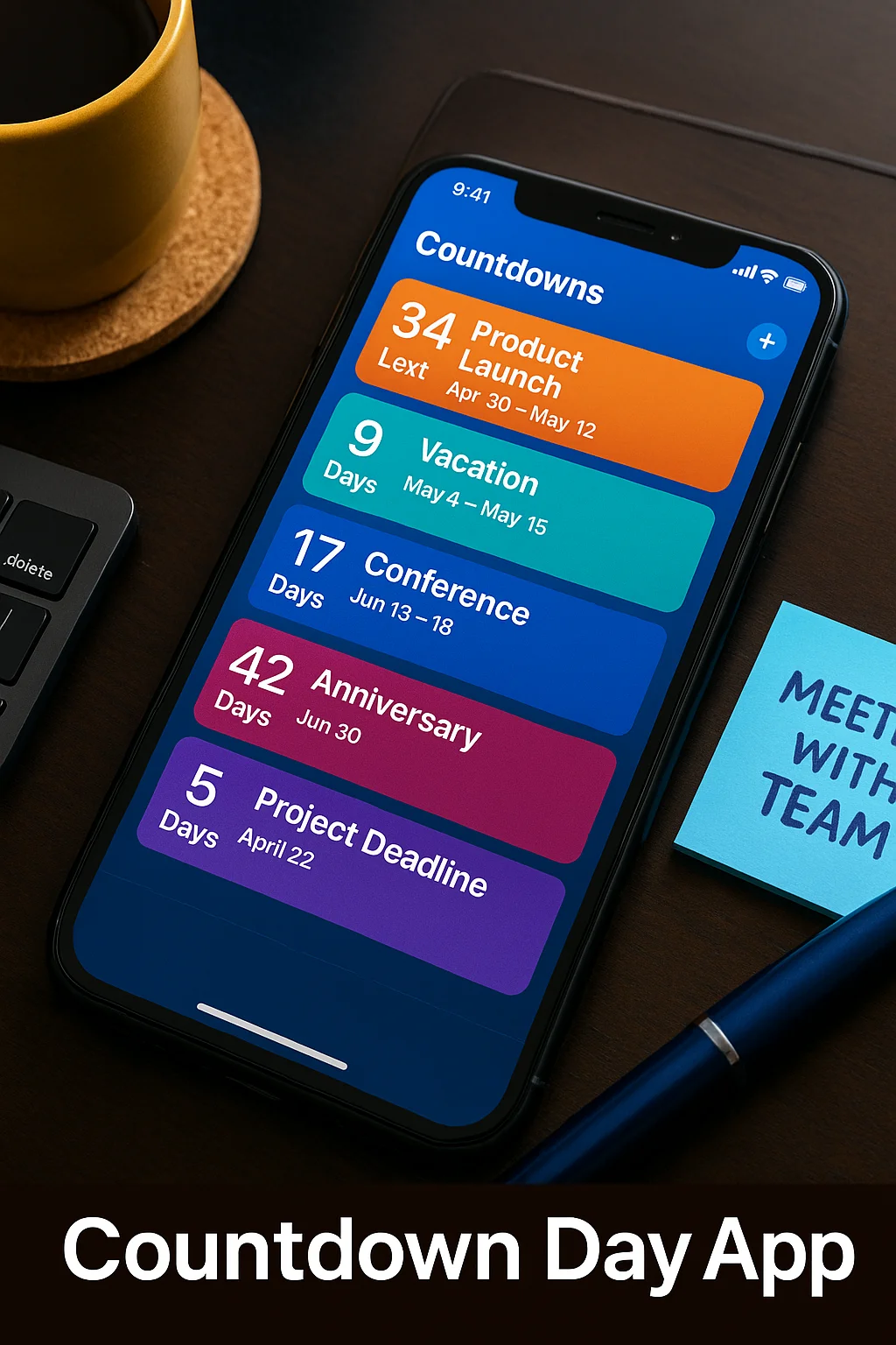 Optimized Tools for Countdown Day App countdown day app in productivity workflow interface