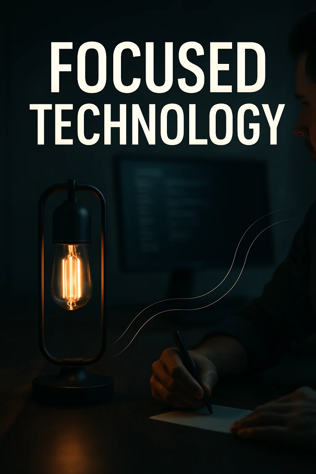Optimized Tools for Focused Technology focused technology illustration for productivity workflow