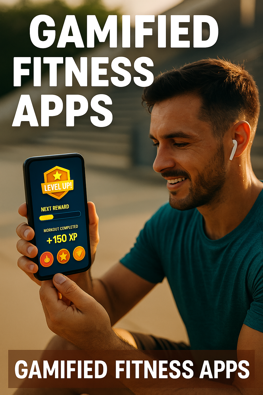 gamified fitness apps reward system interface