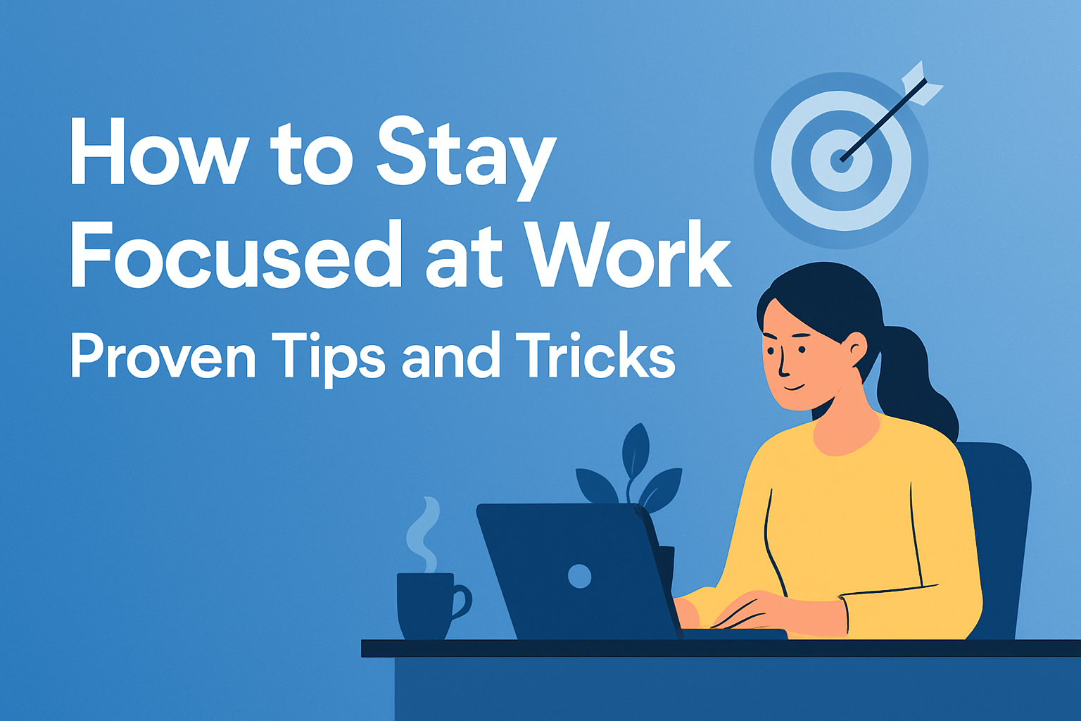 how to stay focused at work