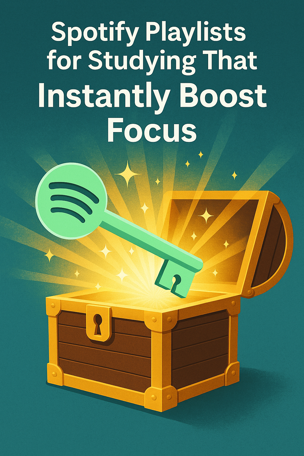 student using spotify playlists for studying on laptop