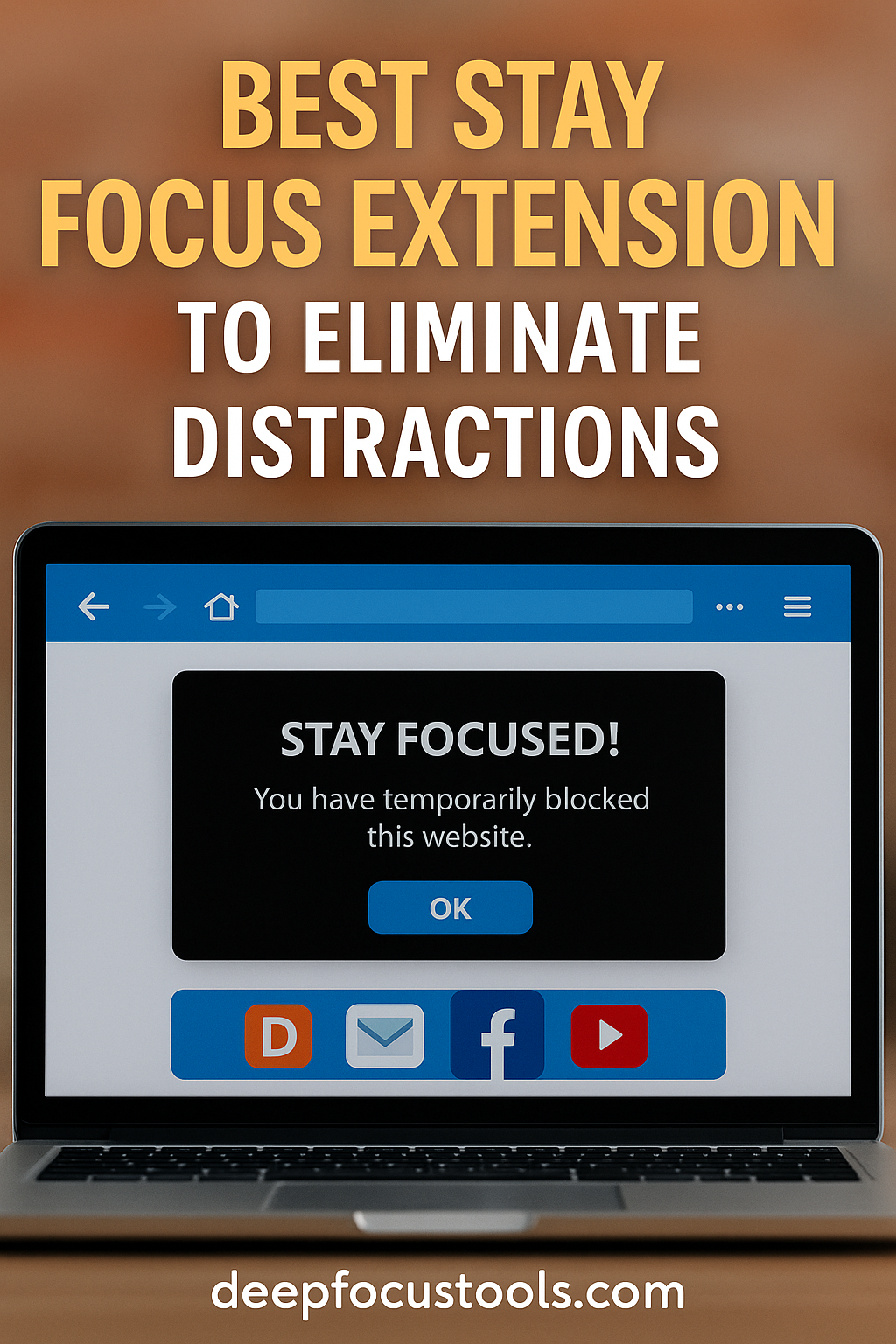Stay Focus Extension Interface Blocking Distractions stay focus extension interface blocking distractions