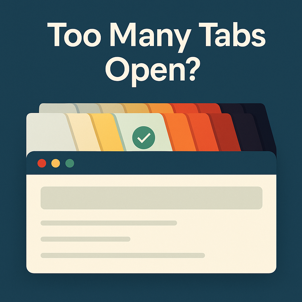 Too Many Tabs Open? Regain Focus with This Proven Fix Browser with too many tabs open visualized through DecaHack